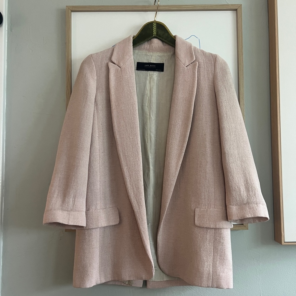 Zara Soft Pink Blazer
